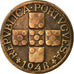 Coin, Portugal, 20 Centavos, 1948, EF(40-45), Bronze, KM:584