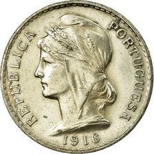 Coin, Portugal, 50 Centavos, 1916, EF(40-45), Silver, KM:561