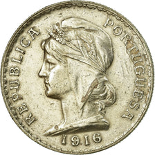 Coin, Portugal, Escudo, 1916, EF(40-45), Silver, KM:564