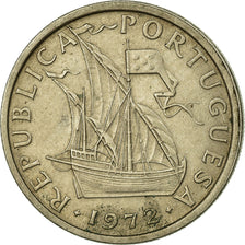 Coin, Portugal, 5 Escudos, 1972, EF(40-45), Copper-nickel, KM:591