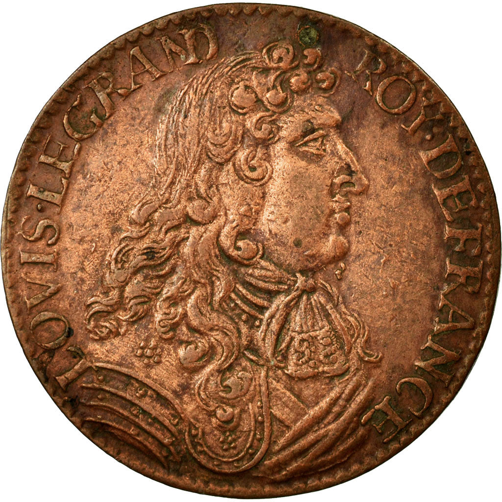 France, Token, Royal, EF(40-45), Copper, Feuardent:1914