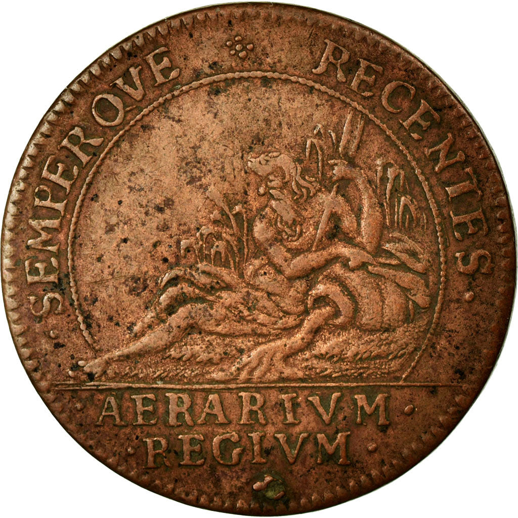 France, Token, Royal, EF(40-45), Copper, Feuardent:1914