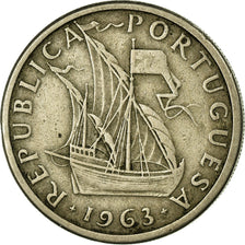 Monnaie, Portugal, 5 Escudos, 1963, TTB, Copper-nickel, KM:591