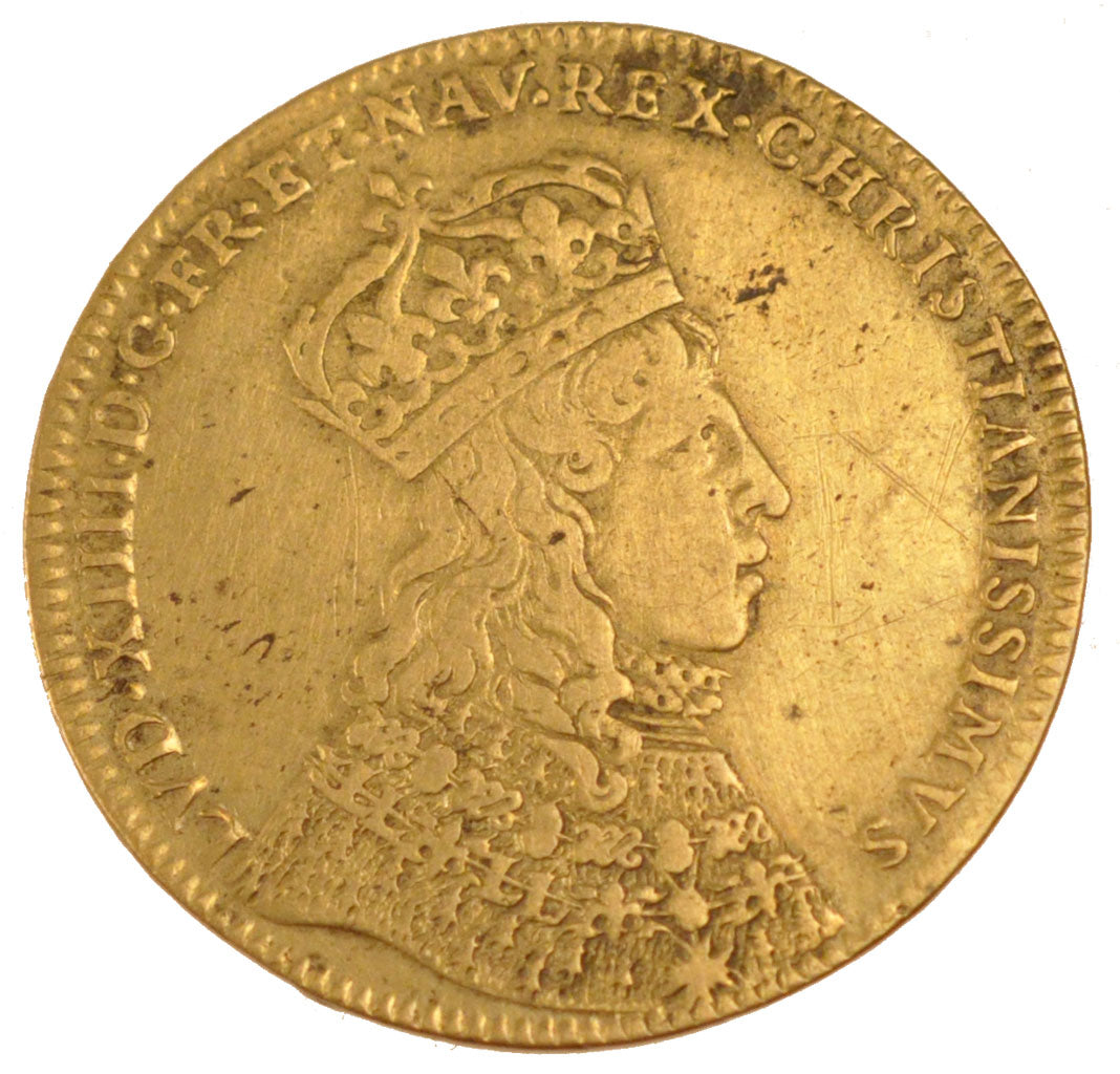 France, Royal, Token, 1654, EF(40-45), Copper, Feuardent #7886 a, 7.39