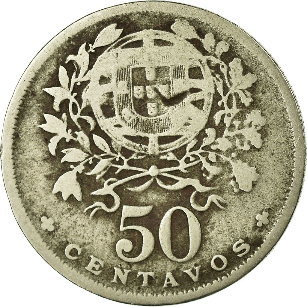 Coin, Portugal, 50 Centavos, 1929, VF(20-25), Copper-nickel, KM:577