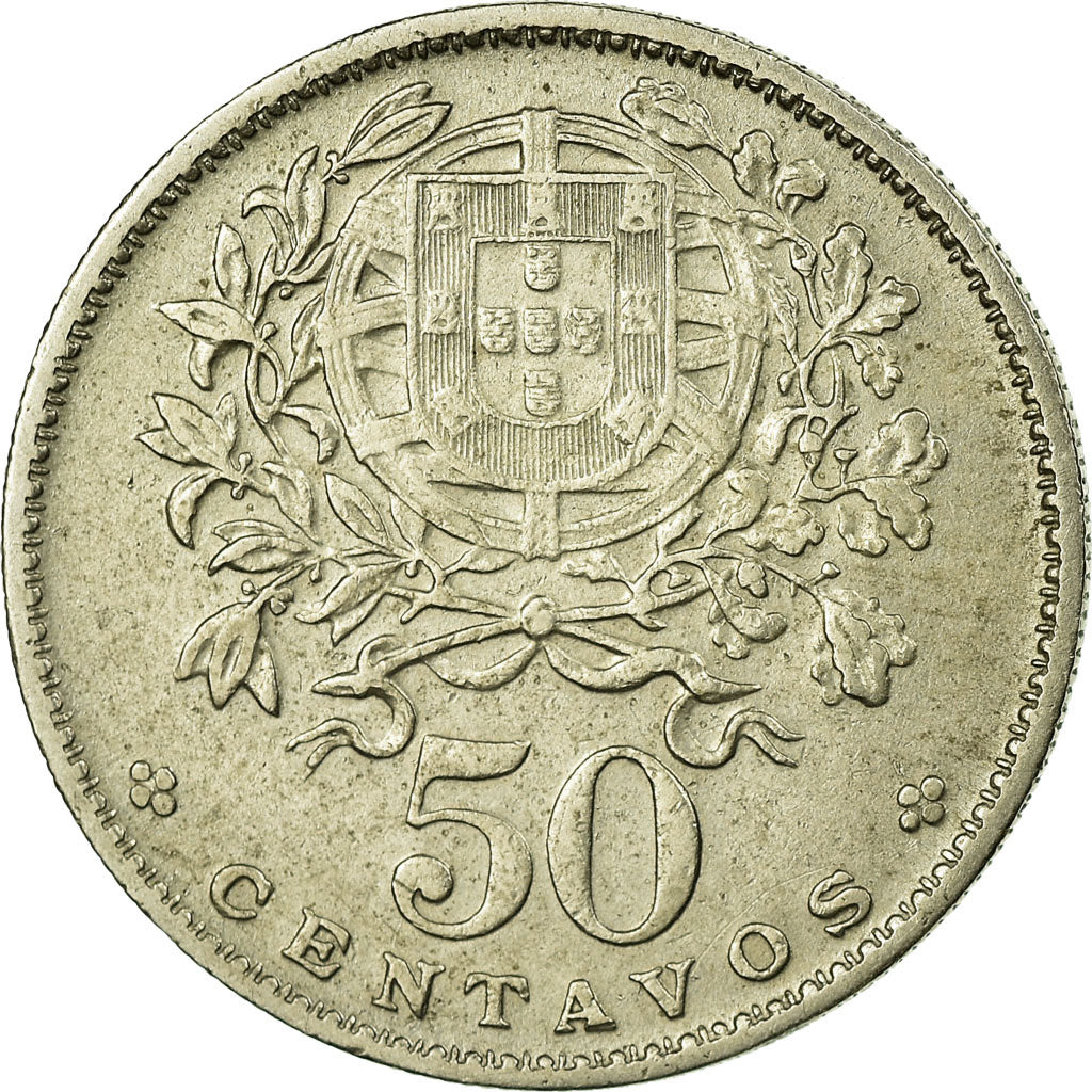 Coin, Portugal, 50 Centavos, 1964, EF(40-45), Copper-nickel, KM:577