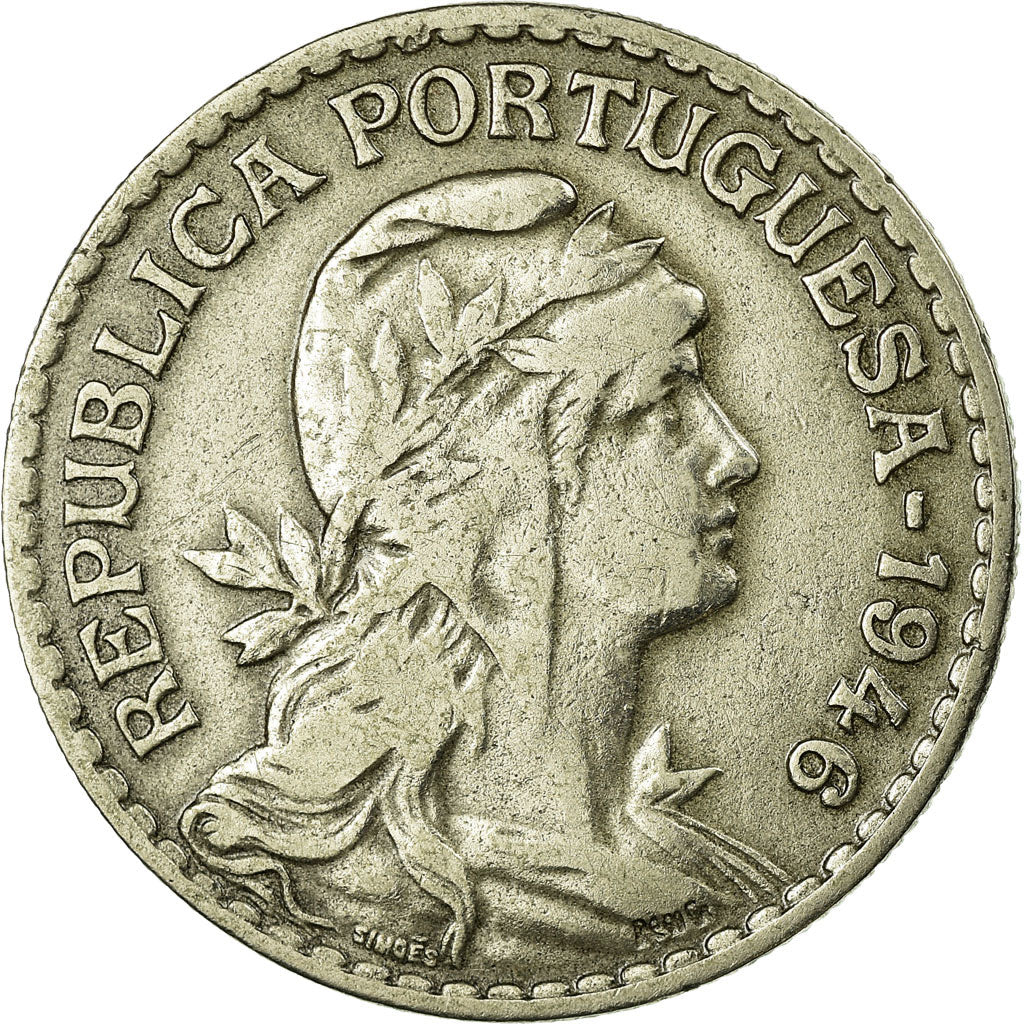 Moneta, Portogallo, Escudo, 1949, MB+, Rame-nichel, KM:578