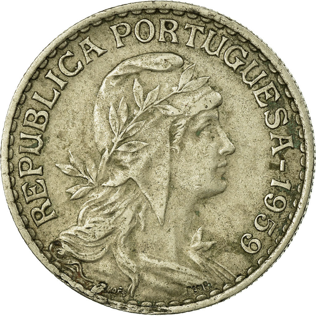 Munten, Portugal, Escudo, 1959, ZF, Copper-nickel, KM:578