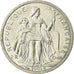 Coin, New Caledonia, 2 Francs, 2001, Paris, AU(55-58), Aluminum, KM:14