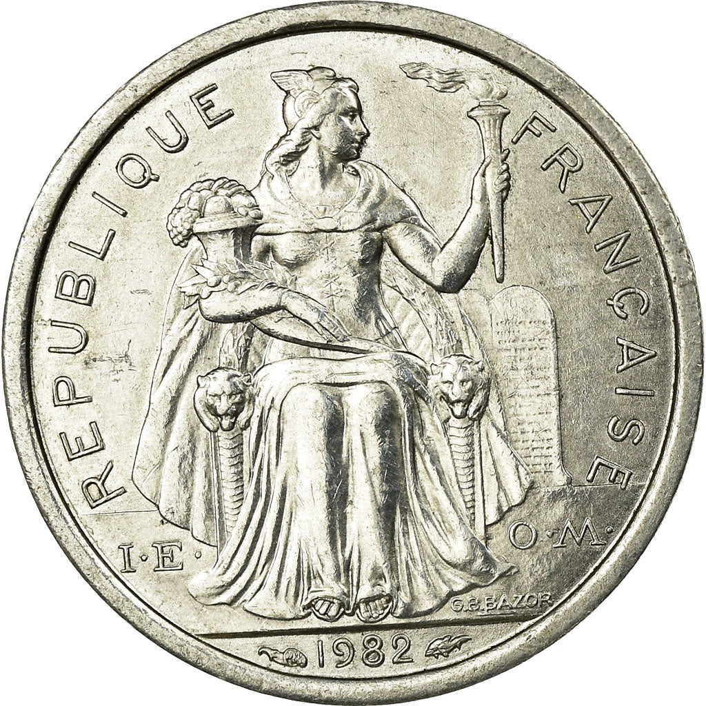 Monnaie, Nouvelle-Calédonie, Franc, 1982, Paris, SUP, Aluminium, KM:10