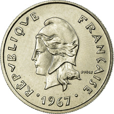 Monnaie, Nouvelle-Calédonie, 10 Francs, 1967, Paris, TTB, Nickel, KM:5