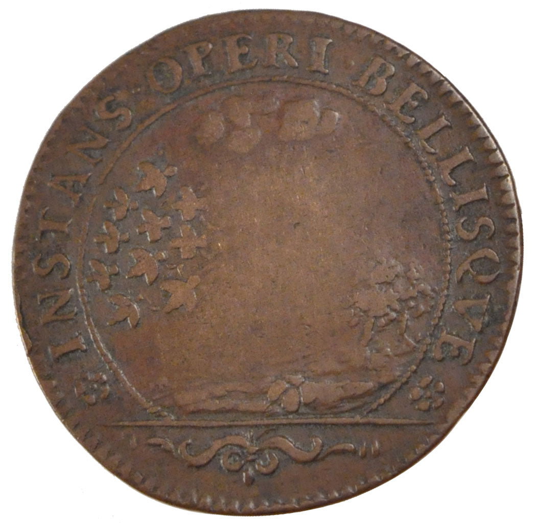 France, Royal, Token, VF(20-25), Copper, Feuardent #440, 4.76