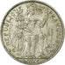 Coin, French Polynesia, 5 Francs, 1977, Paris, EF(40-45), Aluminum, KM:12