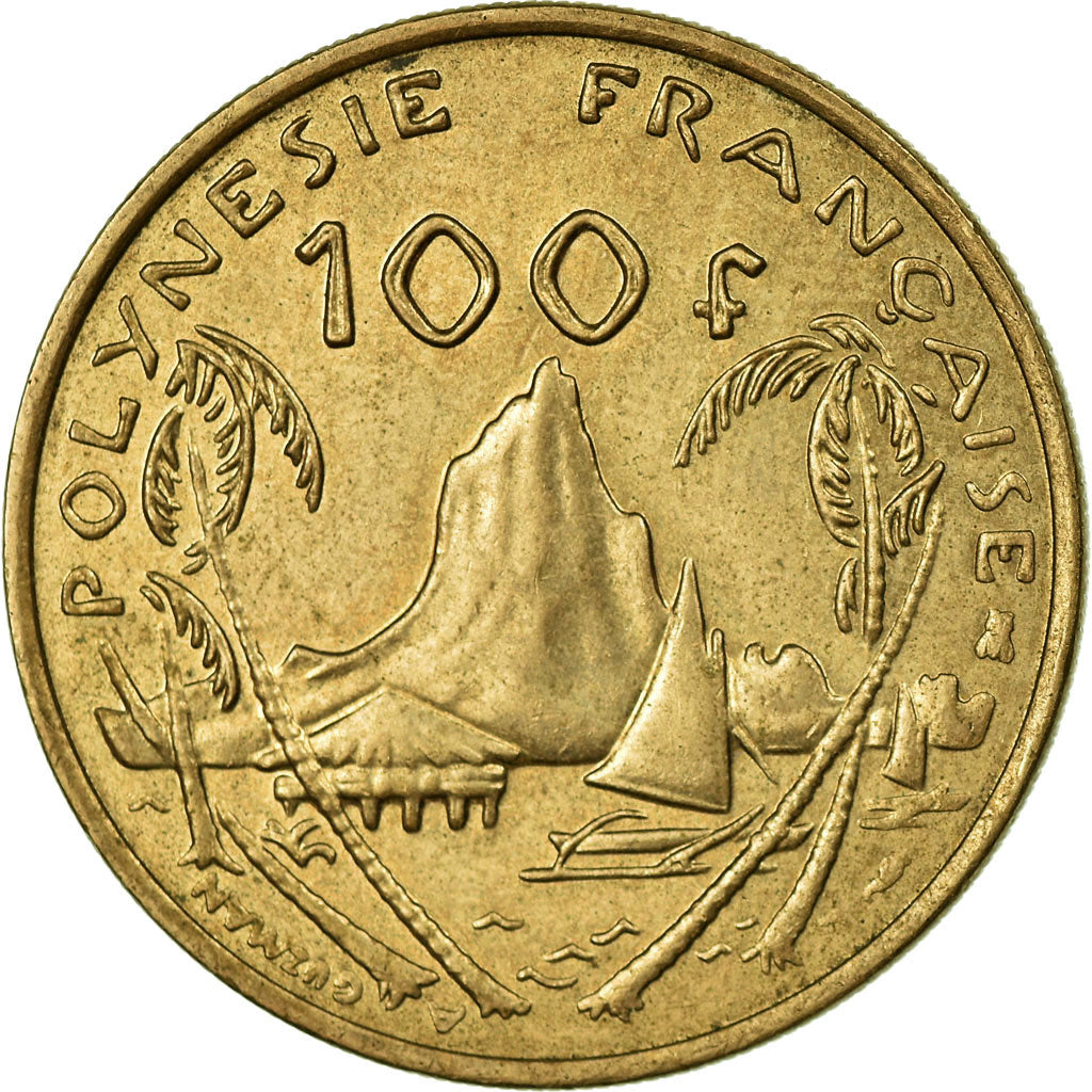 Münze, French Polynesia, 100 Francs, 1996, Paris, SS, Nickel-Bronze, KM:14