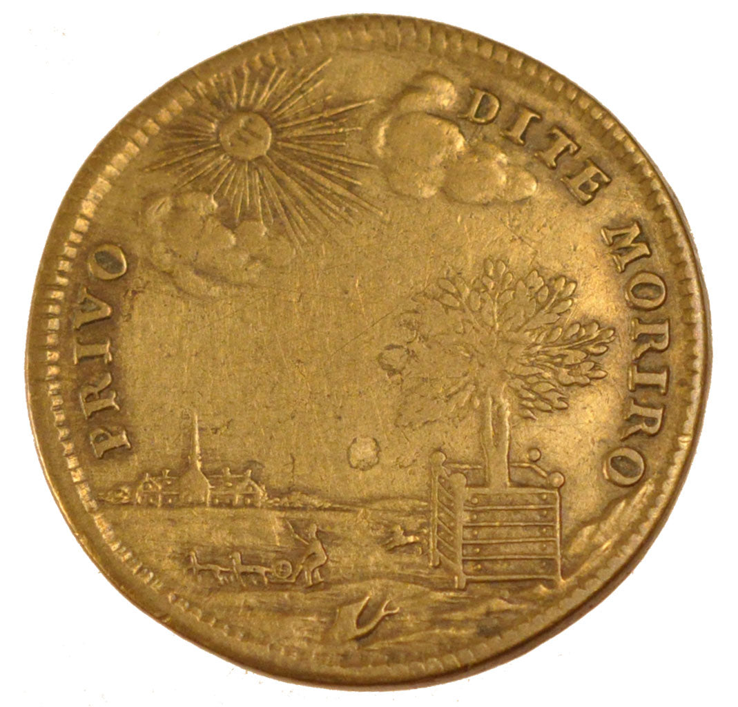 France, Royal, Token, VF(30-35), Copper, Feuardent #12928, 5.81
