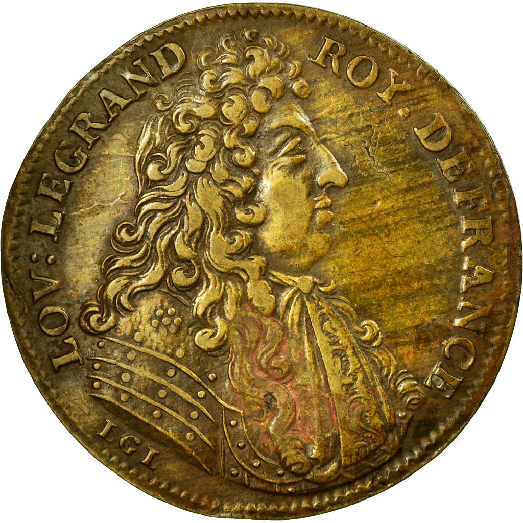 France, Token, Royal, EF(40-45), Copper, Feuardent:12714