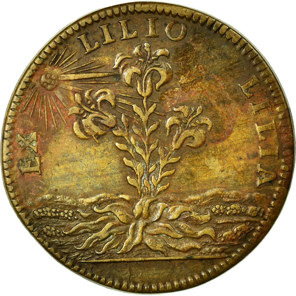 France, Token, Royal, EF(40-45), Copper, Feuardent:12714
