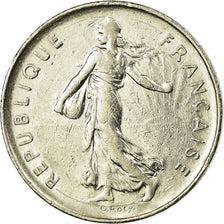 Coin, France, Semeuse, 5 Francs, 1983, Paris, AU(55-58), Nickel Clad