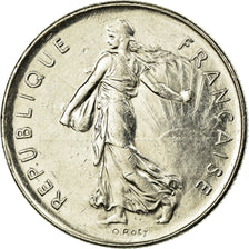 Coin, France, Semeuse, 5 Francs, 1988, Paris, AU(55-58), Nickel Clad