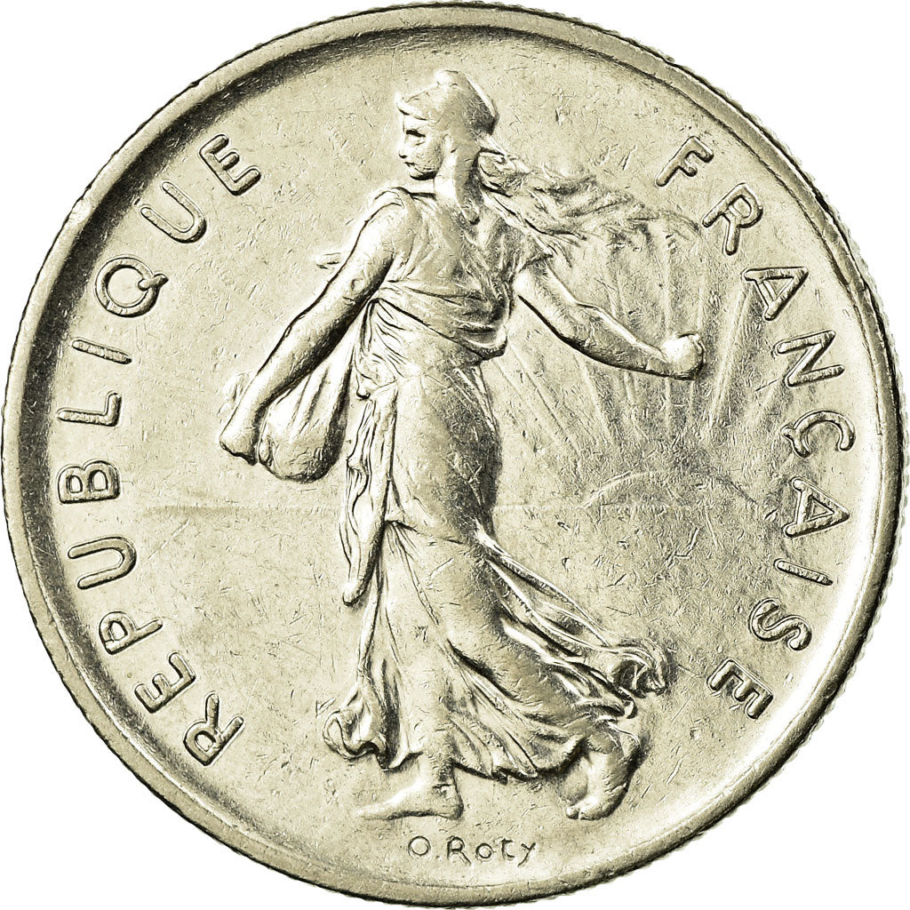 Moneda, Francia, Semeuse, 5 Francs, 1992, Paris, EBC, Níquel recubierto de