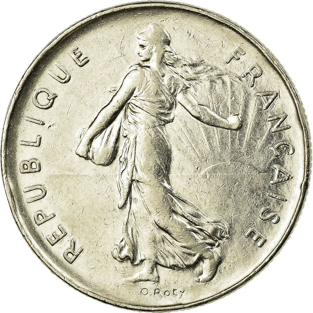 Coin, France, Semeuse, 5 Francs, 1989, Paris, AU(55-58), Nickel Clad