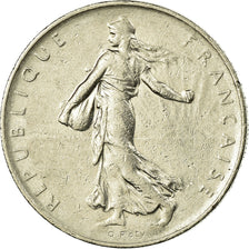 Coin, France, Semeuse, Franc, 1967, Paris, AU(55-58), Nickel, KM:925.1