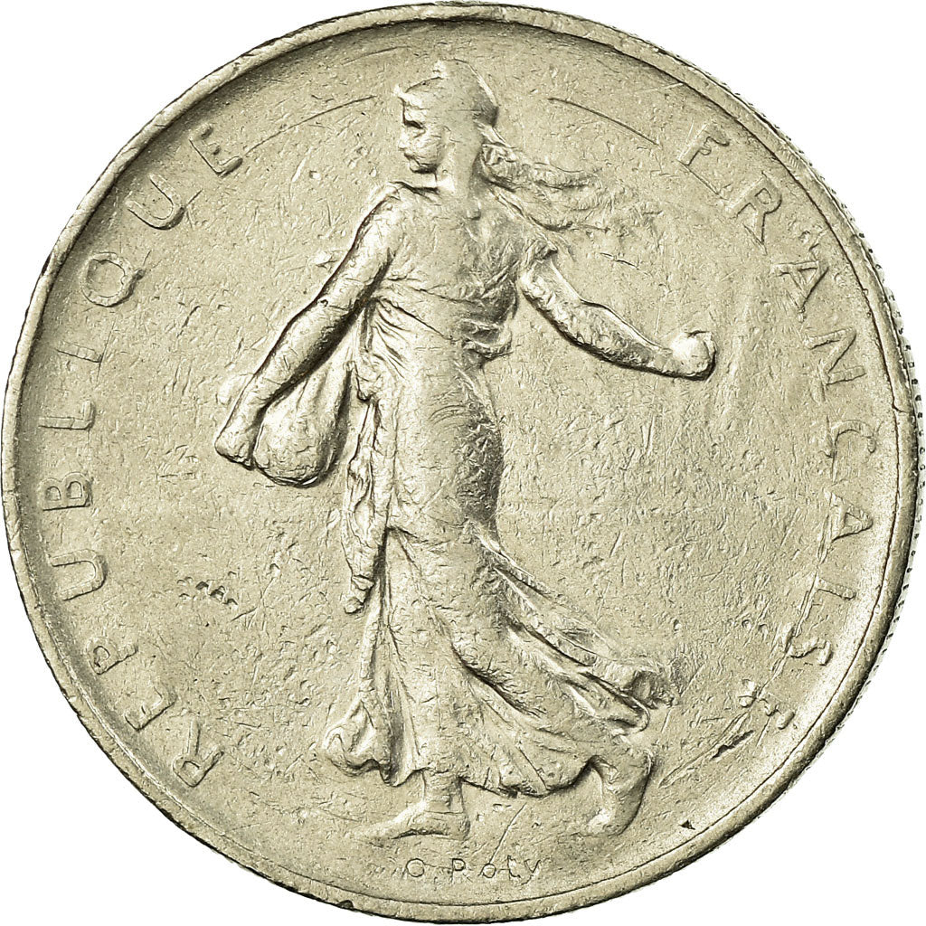 Münze, Frankreich, Semeuse, Franc, 1968, Paris, VZ, Nickel, KM:925.1