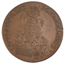 France, Royal, Token, 1681, EF(40-45), Copper, Feuardent #12707, 6.87