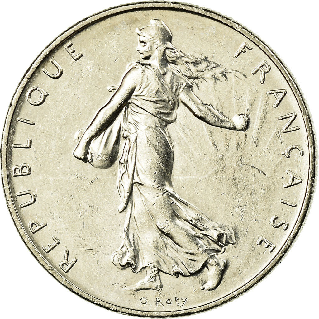 Moneta, Francia, Semeuse, Franc, 2001, Paris, BB, Nichel, KM:925.1, Gadoury:474
