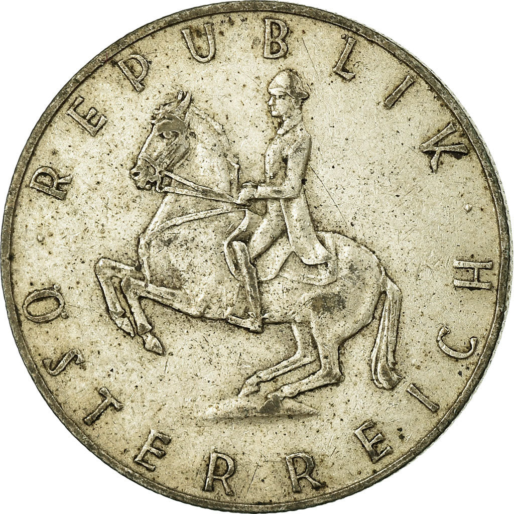 Coin, Austria, 5 Schilling, 1960, VF(30-35), Silver, KM:2889