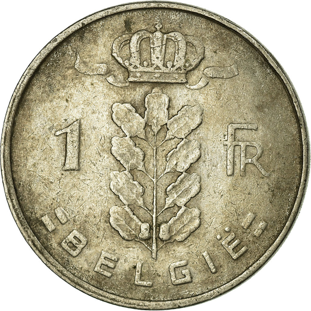 Münze, Belgien, Franc, 1957, S+, Copper-nickel, KM:143.1