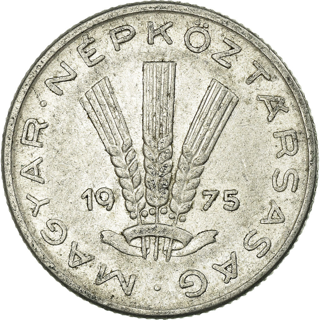 Moneta, Ungheria, 20 Fillér, 1975, Budapest, BB, Alluminio, KM:573