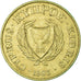Coin, Cyprus, 20 Cents, 1985, EF(40-45), Nickel-brass, KM:57.1