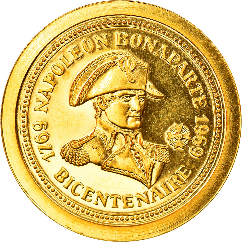 France, Medal, Napoléon Bonaparte, Bicentenaire, MS(65-70), Gold