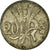 Moneta, Czechosłowacja, 20 Haleru, 1928, EF(40-45), Miedź-Nikiel, KM:1