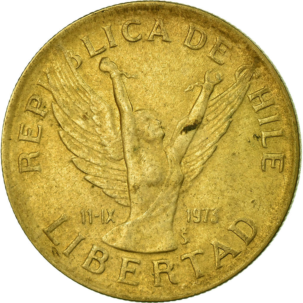 Münze, Chile, 10 Pesos, 1989, Santiago, SS, Aluminum-Bronze, KM:218.2