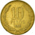 Coin, Chile, 10 Pesos, 1989, Santiago, EF(40-45), Aluminum-Bronze, KM:218.2