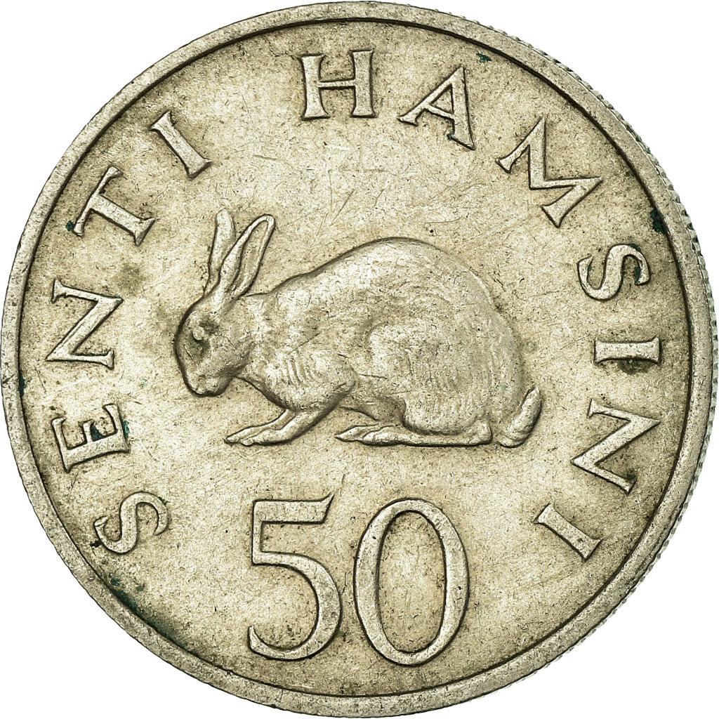 Coin, Tanzania, 50 Senti, 1966, EF(40-45), Copper-nickel, KM:3