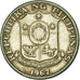 Moneta, Filipiny, 25 Sentimos, 1967, VF(30-35), Miedź-Nikiel-Cynk, KM:199