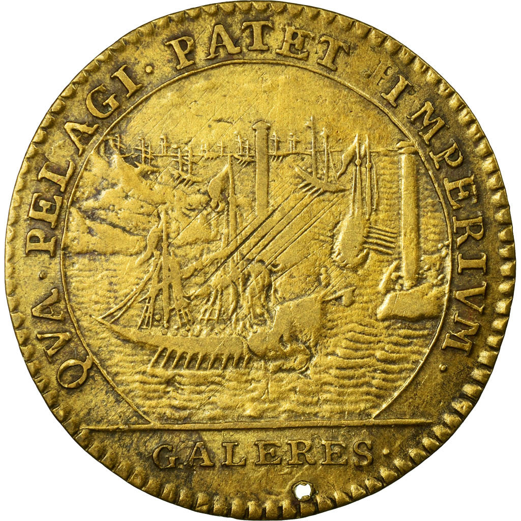 France, Token, Royal, VF(30-35), Copper, Feuardent:1422