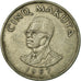 Moneta, CONGO, REPUBBLICA DEMOCRATICA DEL, 5 Makuta, 1967, BB, Rame-nichel, KM:9