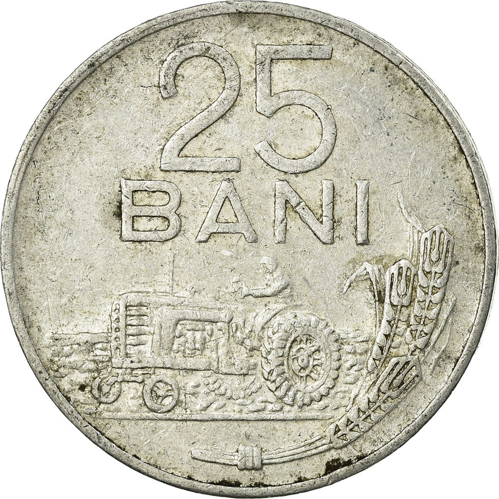 Münze, Rumänien, 25 Bani, 1982, SS, Aluminium, KM:94a
