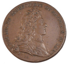 France, Royal, Token, 1714, EF(40-45), Copper, Feuardent #1052, 7.42