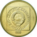 Coin, Yugoslavia, 20 Dinara, 1988, EF(40-45), Brass, KM:132