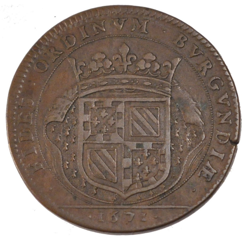 Louis XIV, Etats de Bourgogne, Jeton 