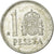 Moneda, España, Juan Carlos I, Peseta, 1989, MBC, Aluminio, KM:821