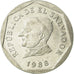 Moneta, El Salvador, 25 Centavos, 1988, BB, Acciaio inossidabile, KM:157