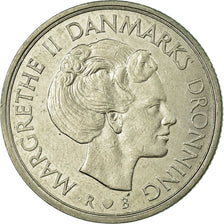 Münze, Dänemark, Margrethe II, Krone, 1982, Copenhagen, SS, Copper-nickel