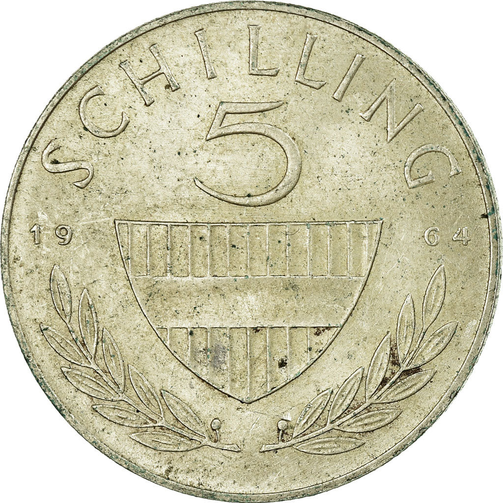 Coin, Austria, 5 Schilling, 1964, EF(40-45), Silver, KM:2889