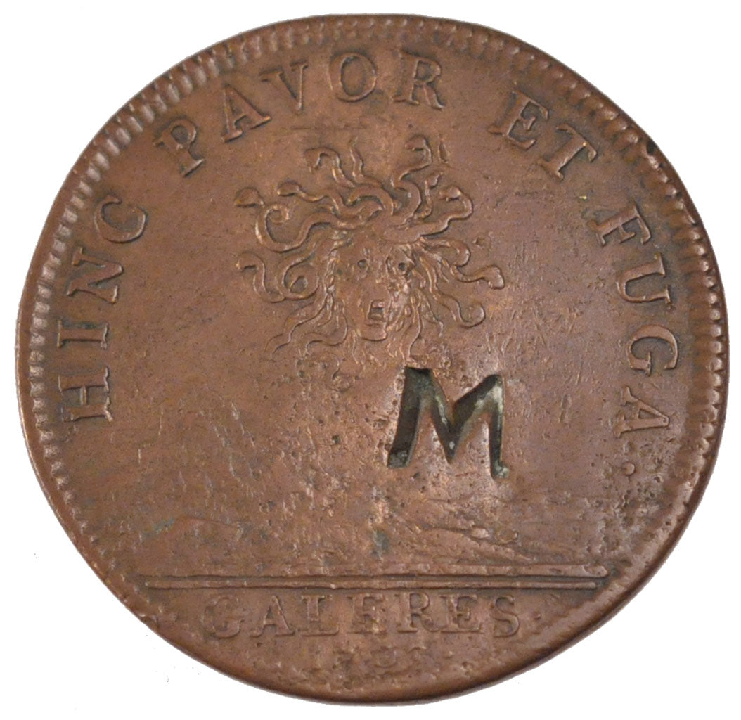 France, Royal, Token, 1703, EF(40-45), Copper, Feuardent #1448, 7.00